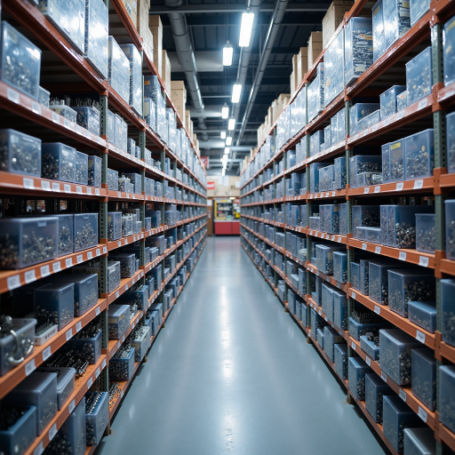 八兴产品展示，精密工具，工业制造用品，金属材质，整齐摆放