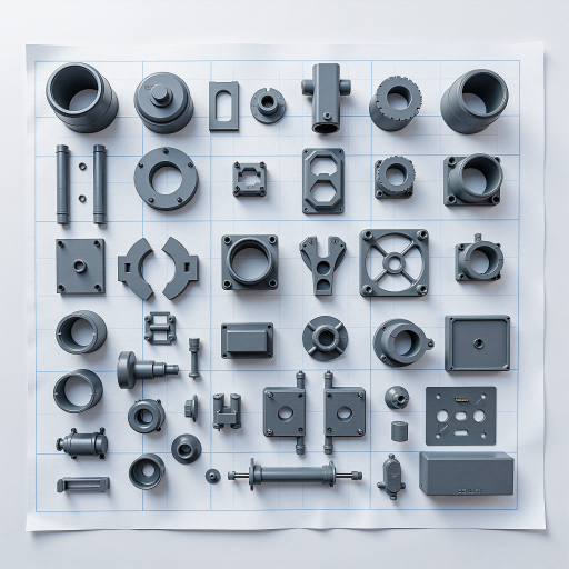 Nissei日精产品展示，精密机械配件，工业制造用品，金属材质，整齐摆放