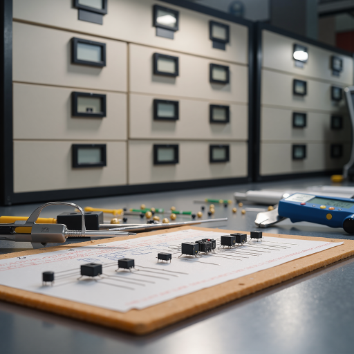 SPOTRON产品展示，精密检测设备，工业制造用品，金属材质，整齐摆放