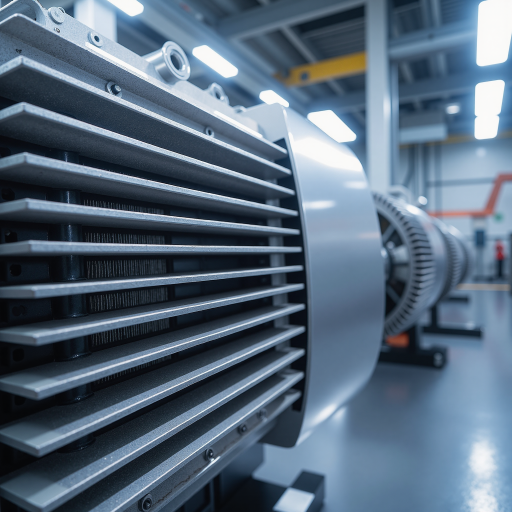 IHI Sanrex三社电机制作所产品展示，电机设备，工业制造用品，金属材质，整齐摆放