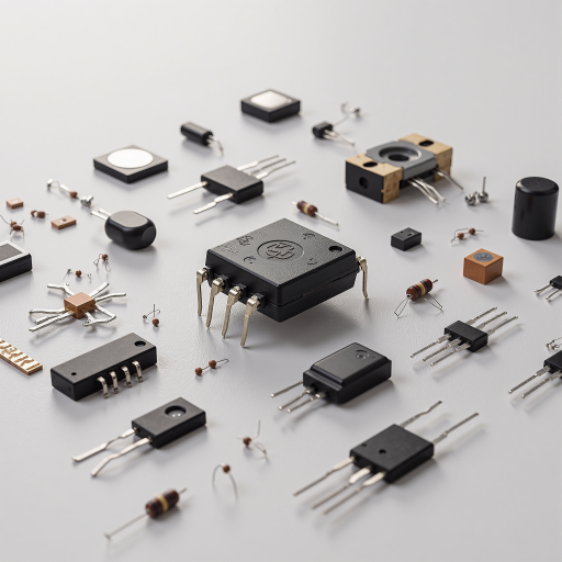 TDK产品展示，电子元件，精密制造设备，工业用品，整齐摆放